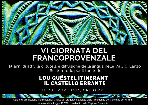 VI GIORNATA DEL FRANCOPROVENZALE VI GIORNATA DEL FRANCOPROVENZALE